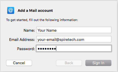 apple mail preferences